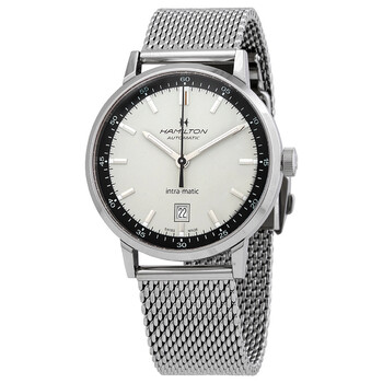 Đồng hồ Hamilton American Classic Intra-Matic Automatic Mặt Trắng H38425120 Nam Chính hãng Sale giá Rẻ tại XaXi World