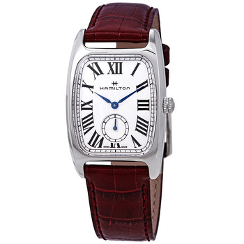 Đồng hồ Hamilton Boulton Mặt Bạc Red Leather H13421811 Nữ Chính hãng Sale giá Rẻ tại XaXi World