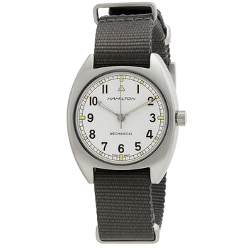 Đồng hồ Hamilton Khaki Aviation Pilot Pioneer Mechanical Lên Cót Tay Mặt Bạc H76419951 Nam Chính hãng Sale giá Rẻ tại XaXi World