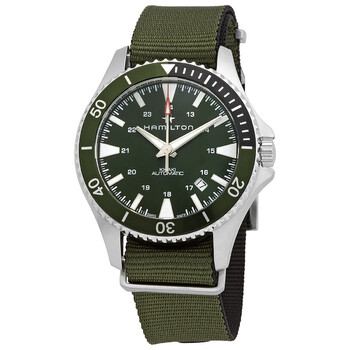 Đồng hồ Hamilton Khaki Navy Automatic Mặt Xanh Lá Sprite Bezel H82375961 Nam Chính hãng Sale giá Rẻ tại XaXi World