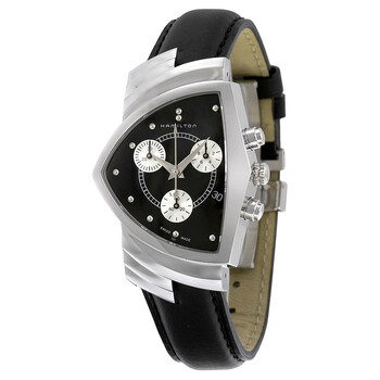 Đồng hồ Hamilton Ventura Chrono Mặt Đen Shield Shaped H24412732 Nam Chính hãng Sale giá Rẻ tại XaXi World
