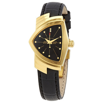 Đồng hồ Hamilton Ventura Quartz Mặt Đen Asymmetric H24101731 Unisex Chính hãng Sale giá Rẻ tại XaXi World