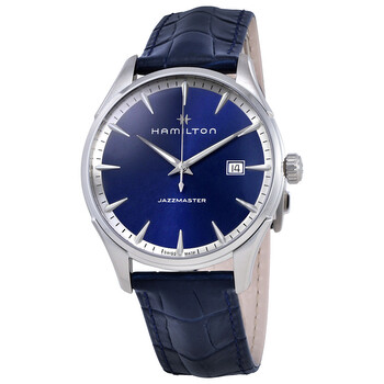 Đồng hồ Hamilton Jazzmaster Mặt Xanh Leather H32451641 Nam Chính hãng Sale giá Rẻ tại XaXi World
