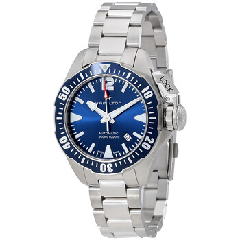 Đồng hồ Hamilton Khaki Navy Frogman Automatic Mặt Xanh H77705145 Nam Chính hãng Sale giá Rẻ tại XaXi World