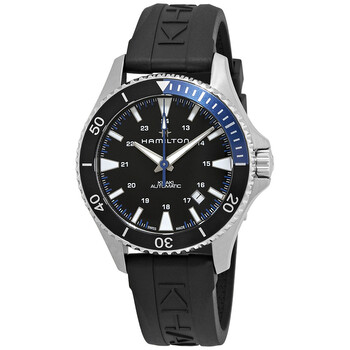 Đồng hồ Hamilton Khaki Navy Scuba Automatic Mặt Đen Batman Bezel H82315331 Nam Chính hãng Sale giá Rẻ tại XaXi World