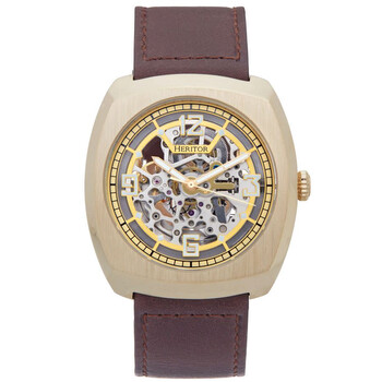 Đồng hồ Heritor Gatling Automatic Mặt Vàng HERHS2303 Nam Chính hãng Sale giá Rẻ tại XaXi World