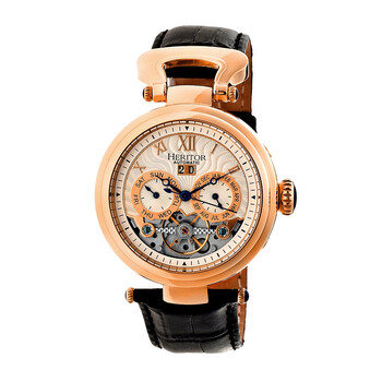 Đồng hồ Heritor Ganzi Automatic Mặt Bạc HR3305 Nam Chính hãng Sale giá Rẻ tại XaXi World