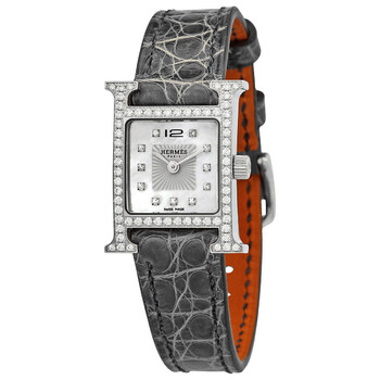 Đồng hồ Hermes H Hour Quartz Diamond Mặt Xà Cừ 036767WW00 Nữ Chính hãng Sale giá Rẻ tại XaXi World