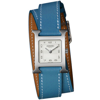 Đồng hồ Hermes H Hour Quartz Mặt Trắng Small W042404ww00 Nữ Chính hãng Sale giá Rẻ tại XaXi World