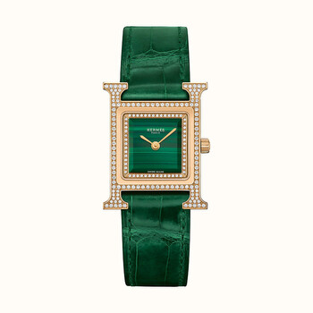 Đồng hồ Hermes Heure H Quartz Diamond Mặt Xanh Lá HH4.272 Nữ Chính hãng Sale giá Rẻ tại XaXi World
