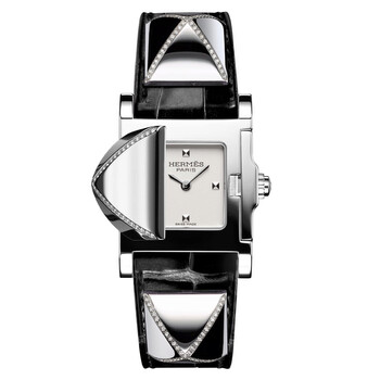 Đồng hồ Hermes Medor Quartz Mặt Bạc 041276WW00 Nữ Chính hãng Sale giá Rẻ tại XaXi World
