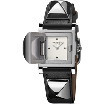 Đồng hồ Hermes Medor Quartz Mặt Trắng W028322WW00 Nữ Chính hãng Sale giá Rẻ tại XaXi World