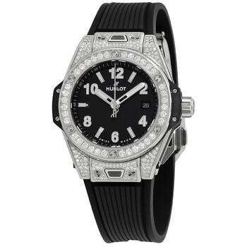 Đồng hồ Hublot Big Bang One Click Steel Automatic Diamond Mặt Đen 485.SX.1170.RX.1604 Nữ Chính hãng Sale giá Rẻ tại XaXi World
