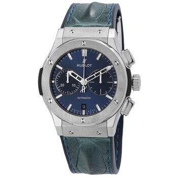 Đồng hồ Hublot Classic Fusion Chronograph Automatic Mặt Xanh 521.NX.7170.HR.PLP14 Nam Chính hãng Sale giá Rẻ tại XaXi World