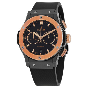 Đồng hồ Hublot Classic Fusion Chronograph Ceramic King Gold Automatic Mặt Đen 541.CO.1181.RX Nam Chính hãng Sale giá Rẻ tại XaXi World