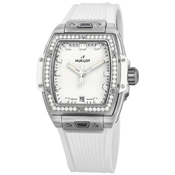 Đồng hồ Hublot Spirit Of Big Bang Automatic Diamond Mặt Trắng 662.NE.2010.RW.1204 Nữ Chính hãng Sale giá Rẻ tại XaXi World
