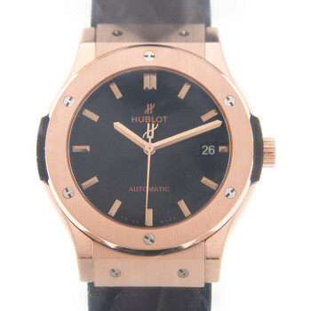 Đồng hồ Hublot Classic Fusion Mặt Đen Automatic 18 Carat Rose Gold 511.OX.1181.LR Nam Chính hãng Sale giá Rẻ tại XaXi World