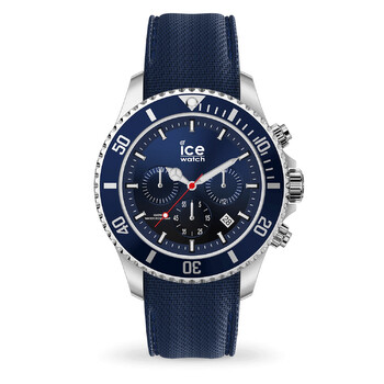 Đồng Hồ Ice-Watch Chronograph Quartz (máy Pin) Mặt Xanh Blue