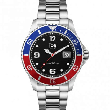 Đồng hồ Ice-Watch Quartz Mặt Đen Pepsi Dial Stainless Steel 017330 Nam Chính hãng Sale giá Rẻ tại XaXi World