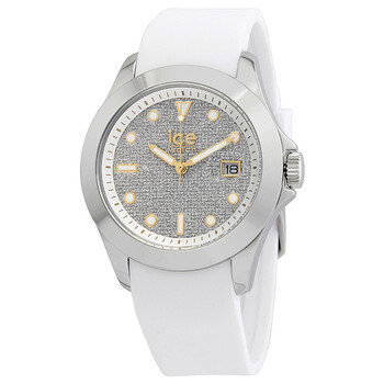 Đồng hồ Ice-Watch Quartz Glitter Mặt Trắng 020389 Nữ Chính hãng Sale giá Rẻ tại XaXi World