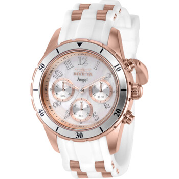 Đồng hồ Invicta Angel Chronograph Quartz Mặt Trắng 38755 Nữ Chính hãng Sale giá Rẻ tại XaXi World