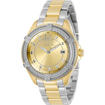 Đồng hồ Invicta Bolt Quartz Mặt Vàng Dây Demi 30884 Nữ Chính hãng Sale giá Rẻ tại XaXi World