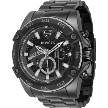 Đồng hồ Invicta DC Comics Superman Chronograph GMT Quartz Mặt Đen 41240 Nam Chính hãng Sale giá Rẻ tại XaXi World