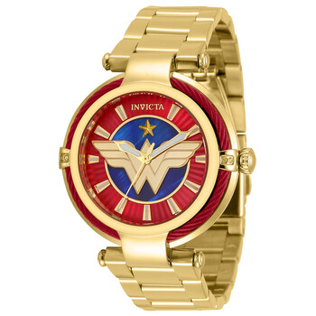 Đồng hồ Invicta DC Comics Wonder Woman Quartz Red Dial 34955 Unisex Chính hãng Sale giá Rẻ tại XaXi World