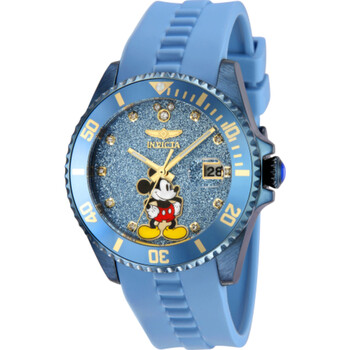 Đồng hồ Invicta Disney Limited Edition Mickey Mouse Mickey Mouse Quartz Crystal Mặt Xanh 41312 Nữ Chính hãng Sale giá Rẻ tại XaXi World