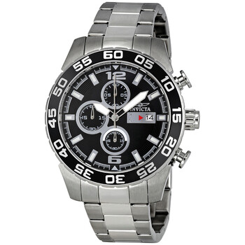Đồng hồ Invicta II Mặt Đen Chronograph Stainless Steel 1012 Nam Chính hãng Sale giá Rẻ tại XaXi World