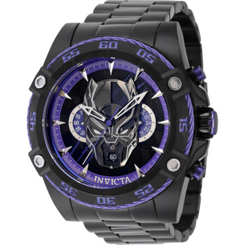Đồng hồ Invicta Marvel Black Panther Chronograph GMT Quartz Mặt Đen 41232 Nam Chính hãng Sale giá Rẻ tại XaXi World