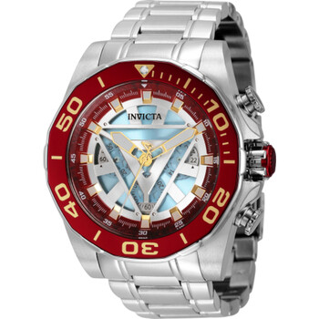 Đồng hồ Invicta Marvel Ironman Chronograph GMT Quartz 43893 Nam Chính hãng Sale giá Rẻ tại XaXi World