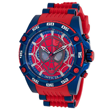 Đồng hồ Invicta Marvel Spiderman Chronograph Quartz Red Dial 41252 Nam Chính hãng Sale giá Rẻ tại XaXi World