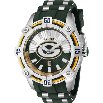 Đồng hồ Invicta NFL Green Bay Packers Quartz Mặt Bạc 42062 Nam Chính hãng Sale giá Rẻ tại XaXi World