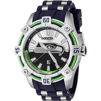 Đồng hồ Invicta NFL Seattle Seahawks Quartz Mặt Bạc 42061 Nam Chính hãng Sale giá Rẻ tại XaXi World