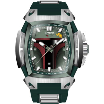 Đồng hồ Invicta Star Wars Boba Fett Chronograph GMT Quartz Mặt Xanh Lá 43007 Nam Chính hãng Sale giá Rẻ tại XaXi World