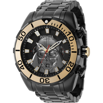 Đồng hồ Invicta Star Wars Darth Vader Chronograph GMT Quartz Mặt Đen 43581 Nam Chính hãng Sale giá Rẻ tại XaXi World
