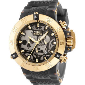 Đồng hồ Invicta Subaqua Chronograph Quartz Mặt Đen Skull 37327 Nam Chính hãng Sale giá Rẻ tại XaXi World