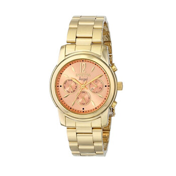 Đồng hồ Invicta Angel Multi-Function Orange Dial 18K Gold-plated 0464 Nữ Chính hãng Sale giá Rẻ tại XaXi World