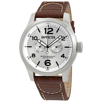 Đồng hồ Invicta I Force Multi-Function Mặt Bạc Dây Da Nâu 0765 Nam Chính hãng Sale giá Rẻ tại XaXi World