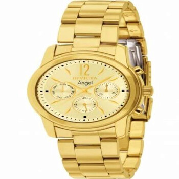 Đồng hồ Invicta Angel Chronograph Mặt Vàng Gold-tone 12551 Nữ Chính hãng Sale giá Rẻ tại XaXi World