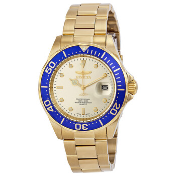 Đồng hồ Invicta Pro Diver Light Mặt Sâm Banh Gold Ion-plated 14124 Nam Chính hãng Sale giá Rẻ tại XaXi World