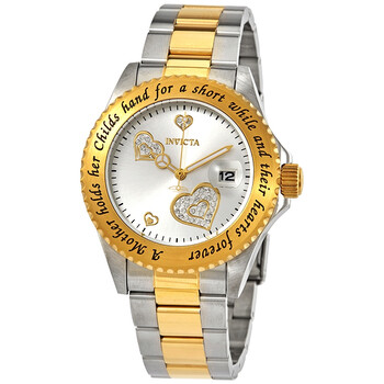 Đồng hồ Invicta Angel Silver Crystal-set Dial 14730 Nữ Chính hãng Sale giá Rẻ tại XaXi World