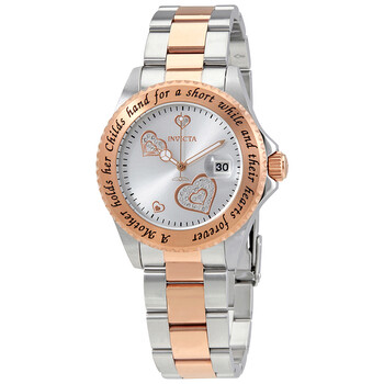 Đồng hồ Invicta Angel Silver Crystal-set Dial 14731 Nữ Chính hãng Sale giá Rẻ tại XaXi World