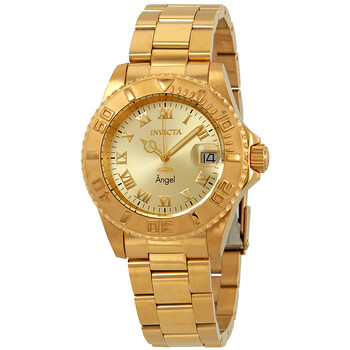 Đồng hồ Invicta Angel Mặt Sâm Banh 18K Gold-plated 16849 Nữ Chính hãng Sale giá Rẻ tại XaXi World