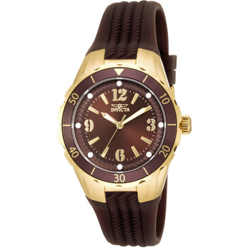 Đồng hồ Invicta Angel Mặt Nâu Brown Polyurethane 17485 Nữ Chính hãng Sale giá Rẻ tại XaXi World