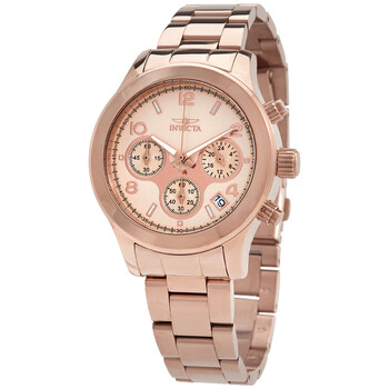 Đồng hồ Invicta Angel Chronograph Mặt Hồng Rose Gold-tone 19218 Nữ Chính hãng Sale giá Rẻ tại XaXi World