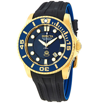 Đồng hồ Invicta Pro Diver Automatic Mặt Xanh Black & Darlk Blue Polyurethane 20203 Nam Chính hãng Sale giá Rẻ tại XaXi World