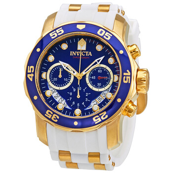 Đồng hồ Invicta Pro Diver Chronograph Mother of Pearl White Polyurethane 20288 Nam Chính hãng Sale giá Rẻ tại XaXi World