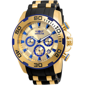 Đồng hồ Invicta Pro Diver Chronograph Quartz Mặt Vàng 22308 Nam Chính hãng Sale giá Rẻ tại XaXi World